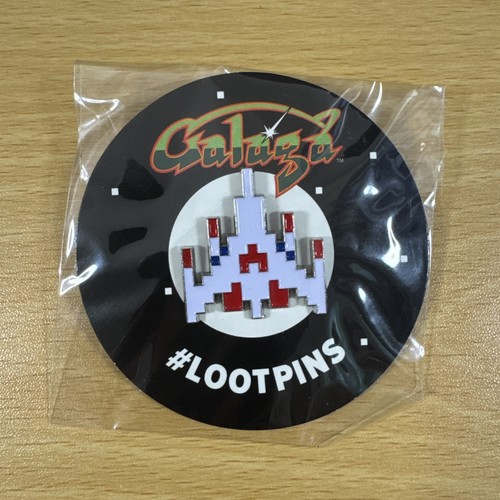 Galaga rocket space ship pin - rocket,
