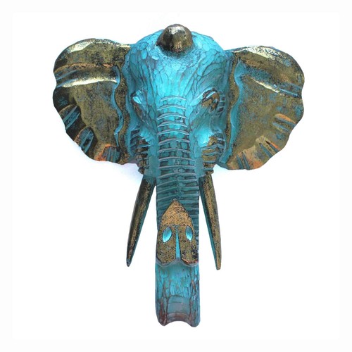 Wooden carved elephant large - wooden,