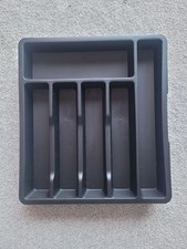 Cutlery Drawer Extendable Organiser Black