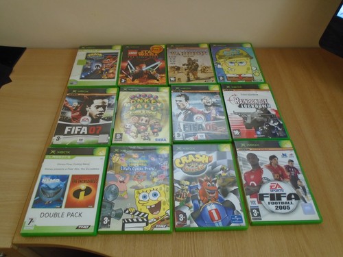 Original xbox games bundle lot - original,