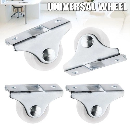 4pcs fixed castor - fixed, rail