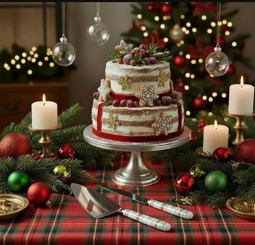 Dexam baubles cake serving - baubles, set