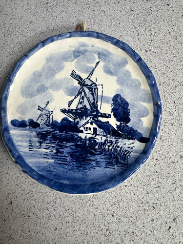 Delfts blue windmill collector - blue,