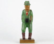 Vintage ANRI 9" Wood Carving TYROLEAN HUNTER Man With Gun Italy