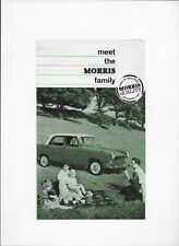 1965 Morris car brochure: Morris Mini-Minor, Minor 1000, 1100 & Oxford