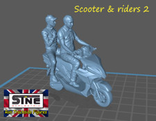 132 bike and riders Scalextric