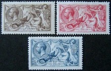 1918 bradbury seahorse set - gv,