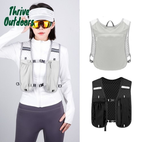 Reflective running vest pack - running,