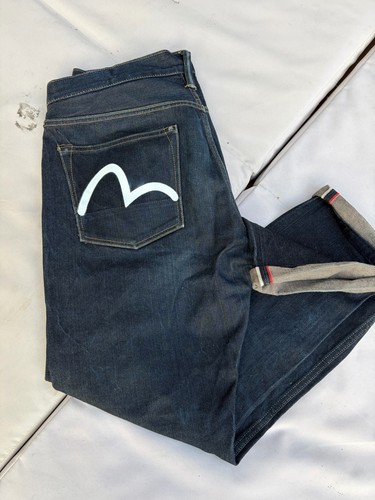 Evisu selvedge denim jeans - selvedge,
