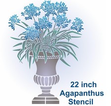 Large Agapanthus Stencil