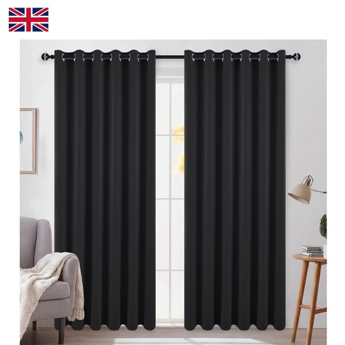 Blackout curtains thermal - -,