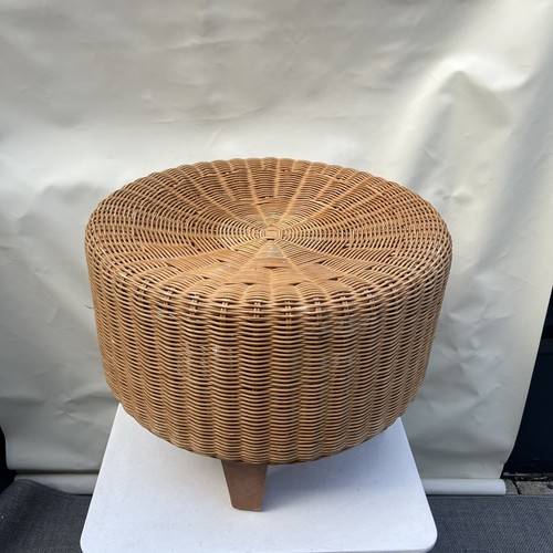 Vintage ikea wicker foots - wicker,