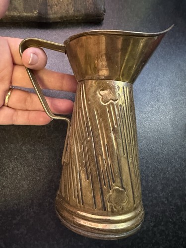 Vintage brass pitcher - vintage, /