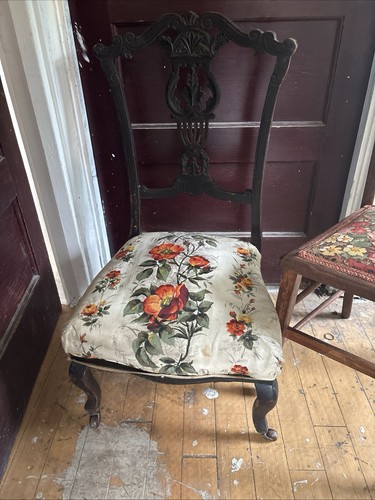 Antique tapestry upholstered - antique,