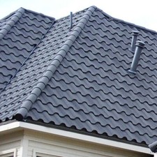 10pcs Grey Half Round Ridge End Cap Dry Verge Systems, Gable Apex Roof Tiles UK