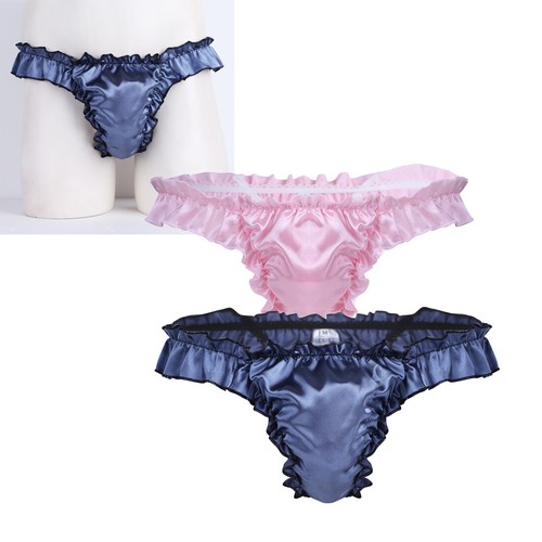 Men silky shiny satin - men's,