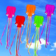 3D 4M Inflatable Kite Octopus Kite Kids Flying Toys With Circuit Board Foldable