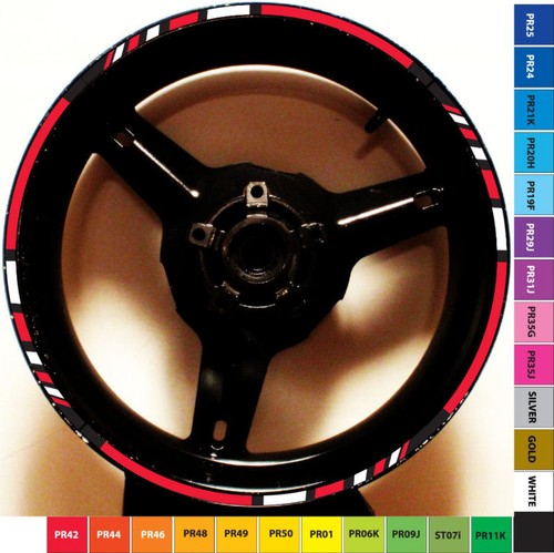 Custom motorcycle rim - custom, stripe