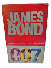 James Bond Ian Fleming 10 Book Box Set Collection Ted Smart Edition Preowned