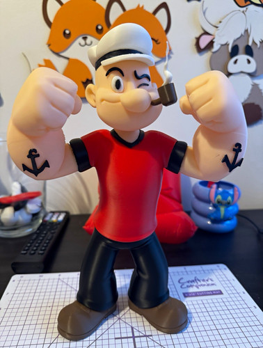Classic popeye figurine stands - popeye,