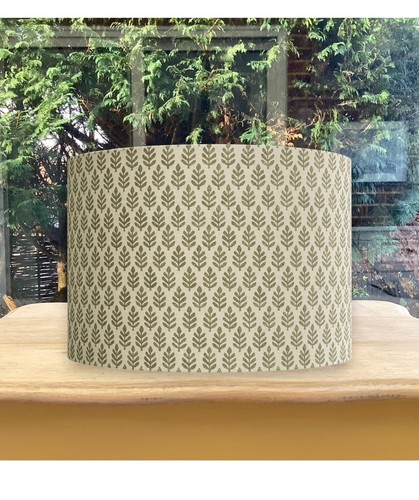 Green leaf lampshade ceiling - green,