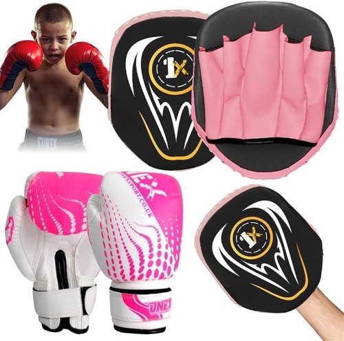 Kids boxing gloves training - boxing,