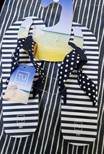 NEW SUMMER ☀️ FLIP  FLOPS TU STRIPES AND SPOTS SIZE M