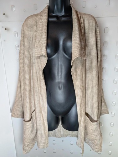 Desert rose linen kimono - linen,