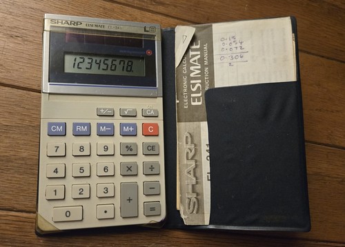 Vintage sharp 341 - vintage, elsi