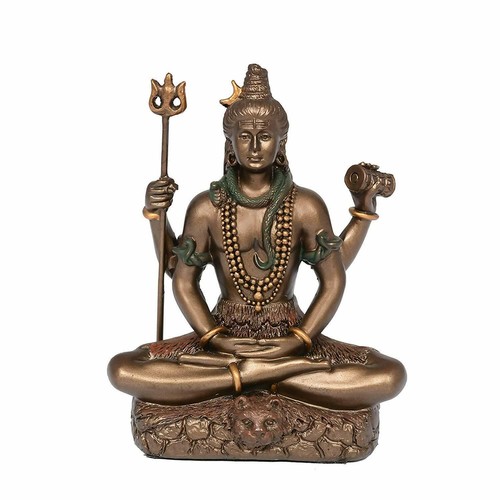 Bronze sitting lord shiva - sitting,
