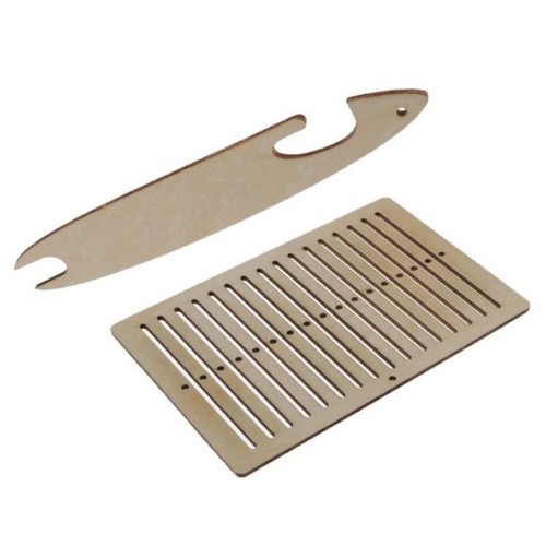 Set wooden weaving looms kit - set,