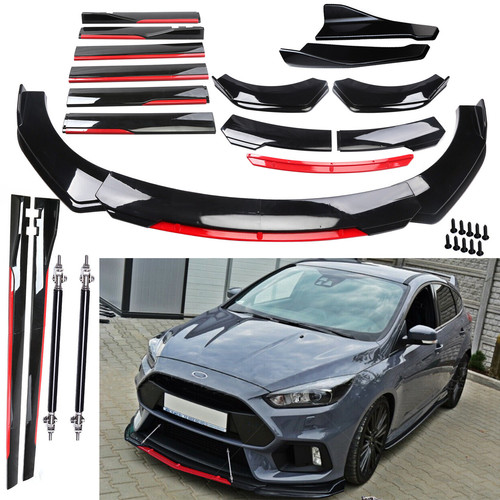 Front rear bumper spoiler body - front,