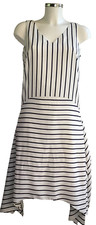M&S Fit and Flare Striped