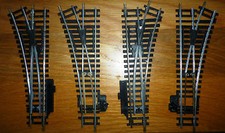 Hornby Steel Track Left & Right Hand Points R612 & R613