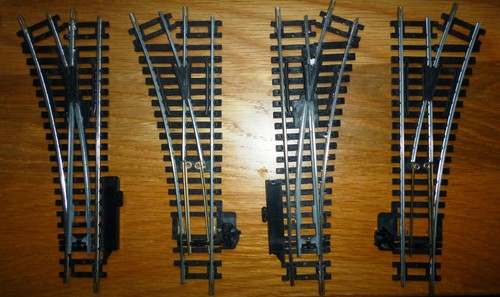 Hornby steel track left - track, &