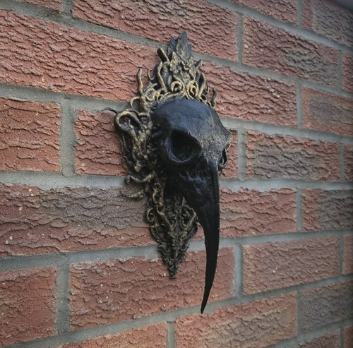Gothic raven wall decoration - wall,