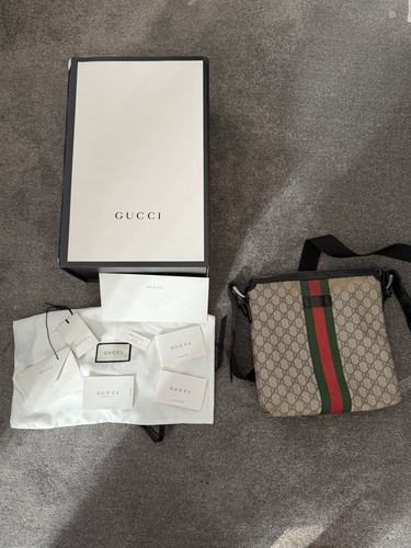 Gucci supreme canvas - canvas, messenger
