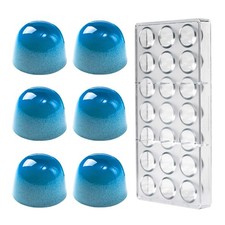 21 Holes Chocolate Mould Clear