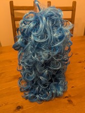 Blue Wig Cartoon Character