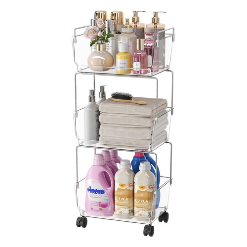 Tier rolling storage - 3, cart