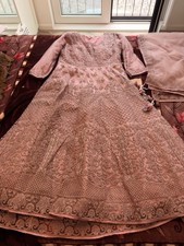 Pink indian dress with scarf - indian,