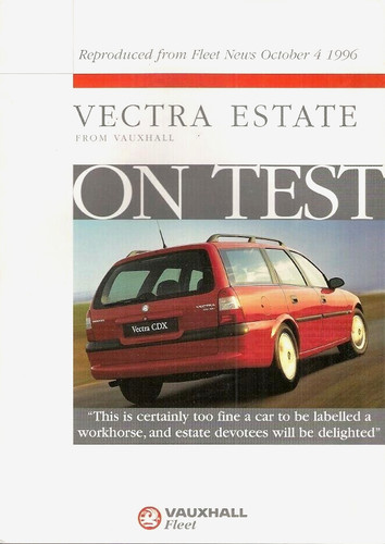 Vauxhall vectra estate - vauxhall,