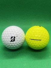 12 Bridgestone E6  grade A++ golf balls white/yellow 