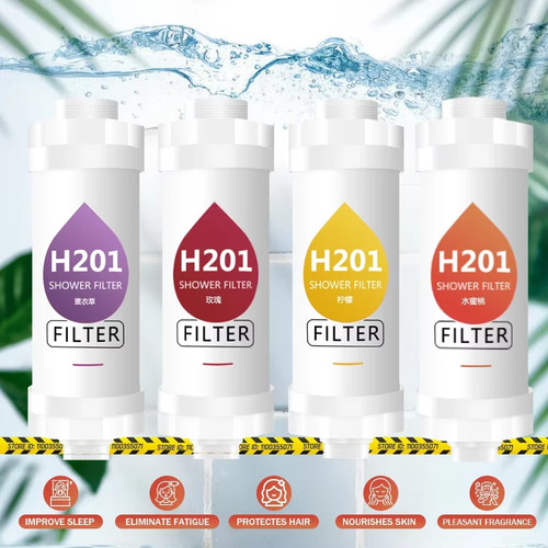 Shower head filter - head, water