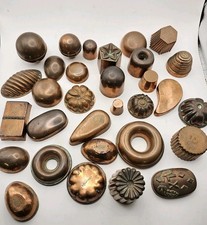 31 Small Victorian  Jelly Chocolate Moulds. Jones Bros. and Unbranded 