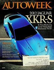 AutoWeek Magazine July 11, 2011 '12 Jaguar XKR-S, Volvo XC60 T6 R-Design