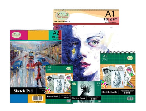 Spiral sketch pads - sketch, 130gsm