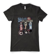Personalised Highway Gas 86 Station Fuel Pump Motorbike Adult And Kids T-shirt