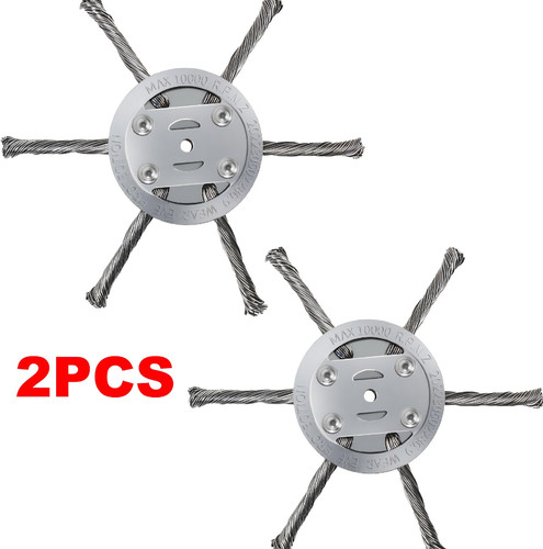 Steel wire wheel head - 2x,