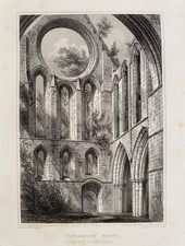 1852 Antique Print; Pluscarden